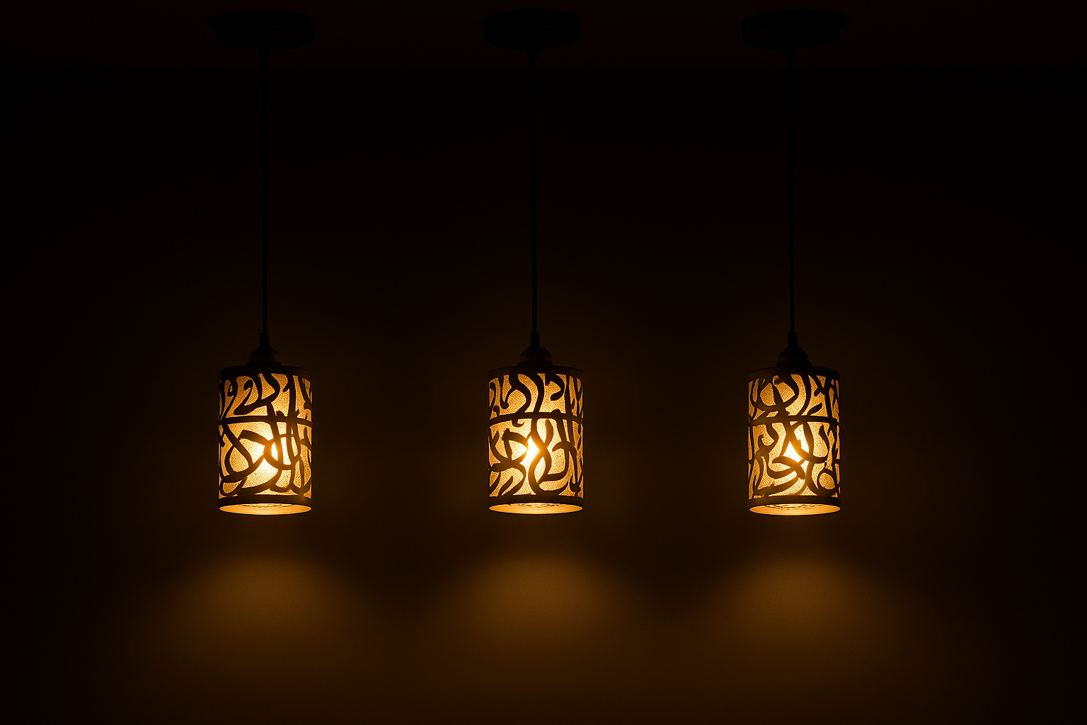 Arabic Calligraphy Pendant Lighting Lamp.
