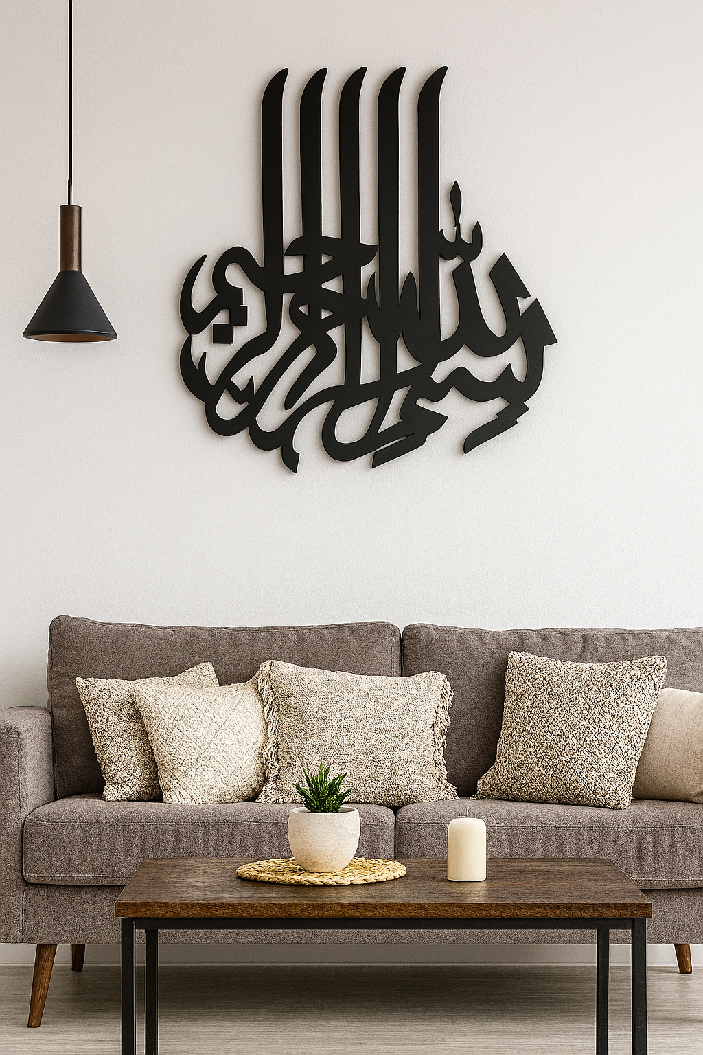 Stainless Steel Bismillah - 5 Alif