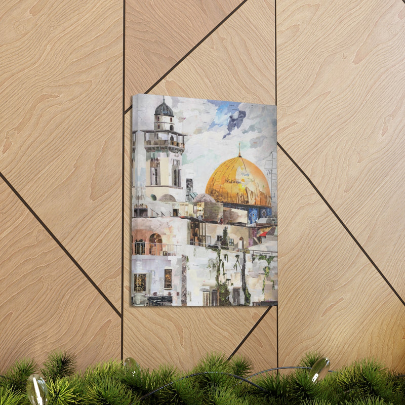 Jerusalem Skyline, Quality Canvas Wall Art Print, Ready to Hang Wall Art Home Decor