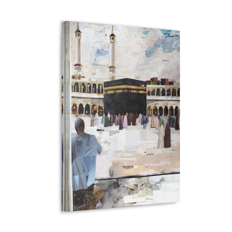 Relaxation in Makkah, Quality Canvas Wall Art Print, Ready to Hang Wall Art Home Decor