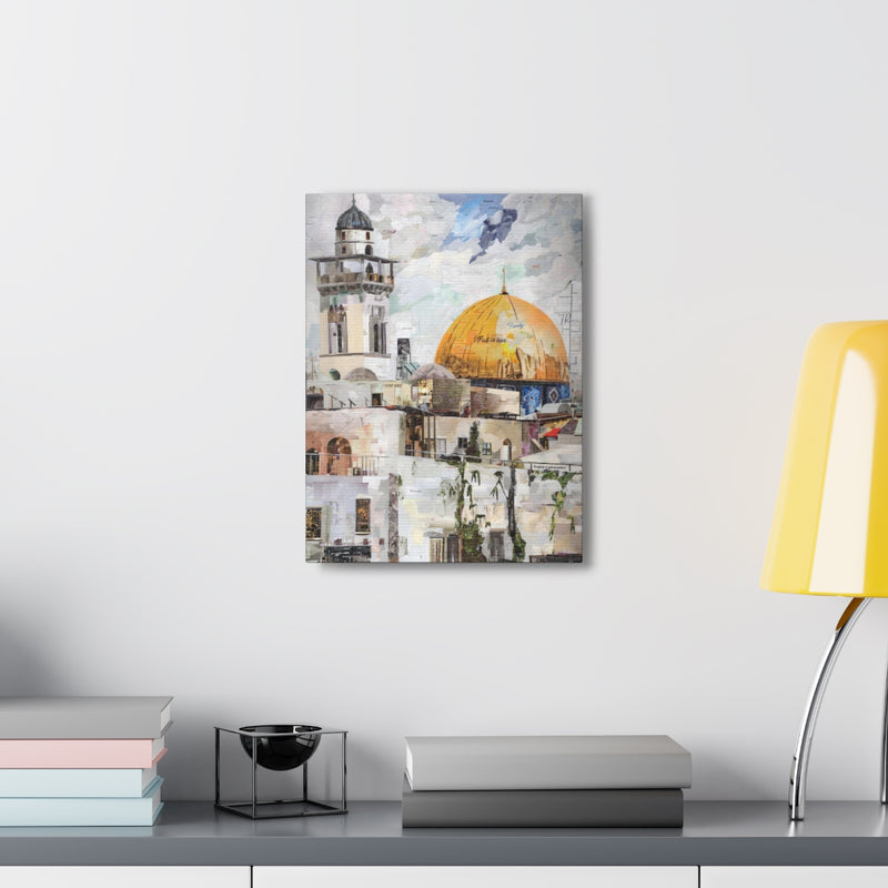 Jerusalem Skyline, Quality Canvas Wall Art Print, Ready to Hang Wall Art Home Decor