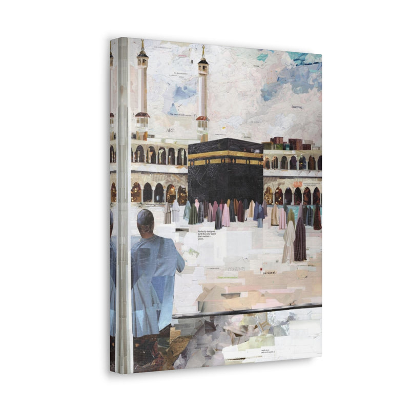 Relaxation in Makkah, Quality Canvas Wall Art Print, Ready to Hang Wall Art Home Decor