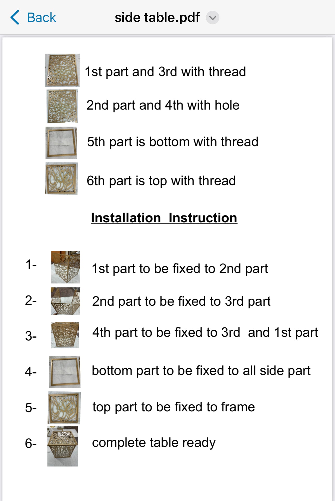 Ahlan wa Sahlan Side Tables (50%OFF)