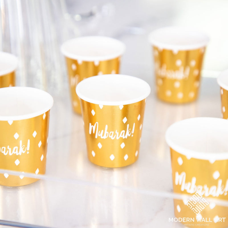 Mubarak! Mini Paper Cups (Set Of 100) Decor