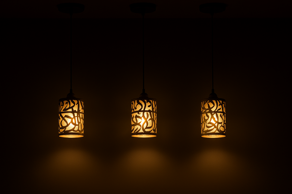 Arabic Calligraphy Pendant Lighting Lamp.