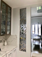 Stainless Steel Double Sided Haza Min Fadli Rabbi Pillar Art (Display piece 50% off)