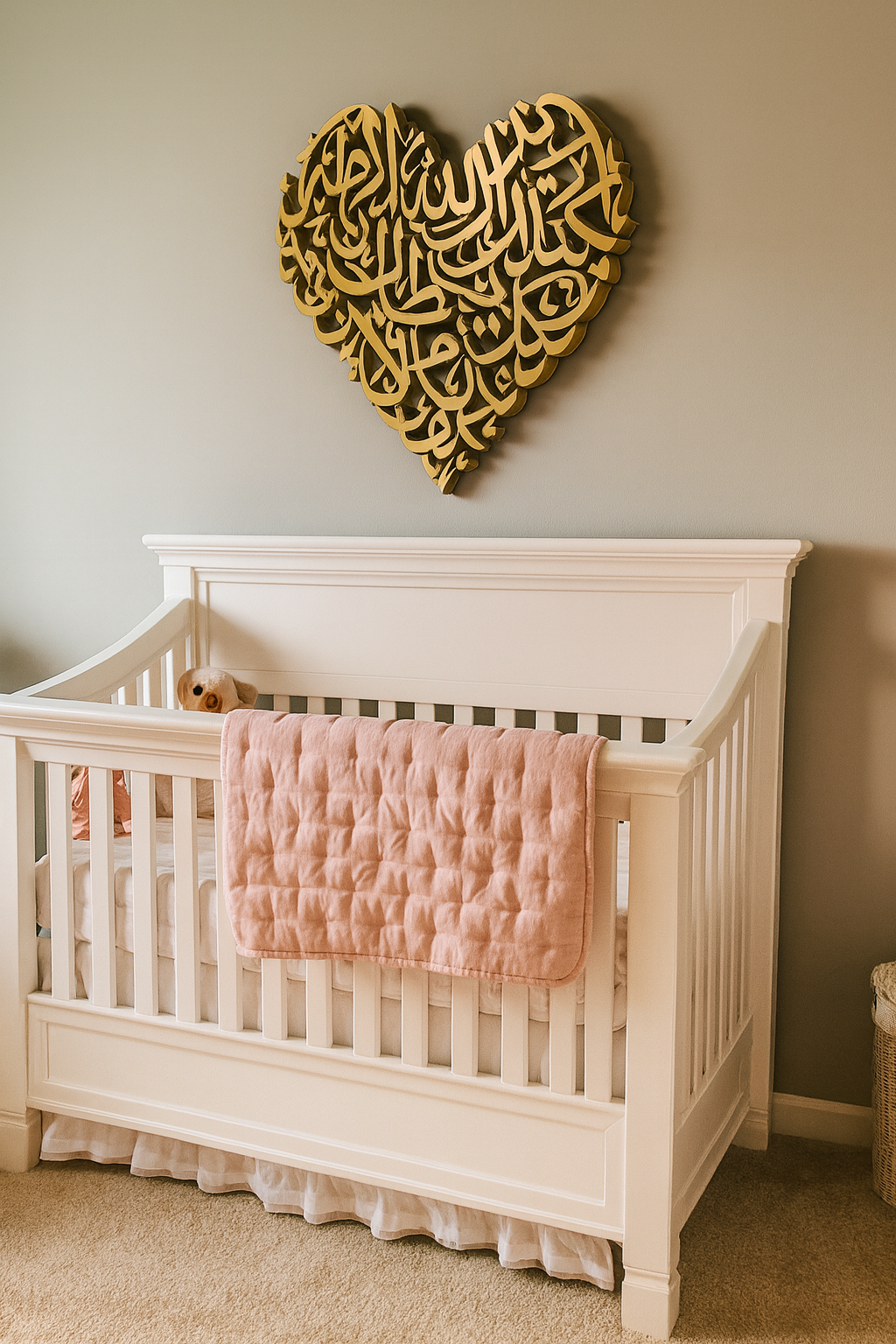 Heart Shaped Baby Girl Protection Dua