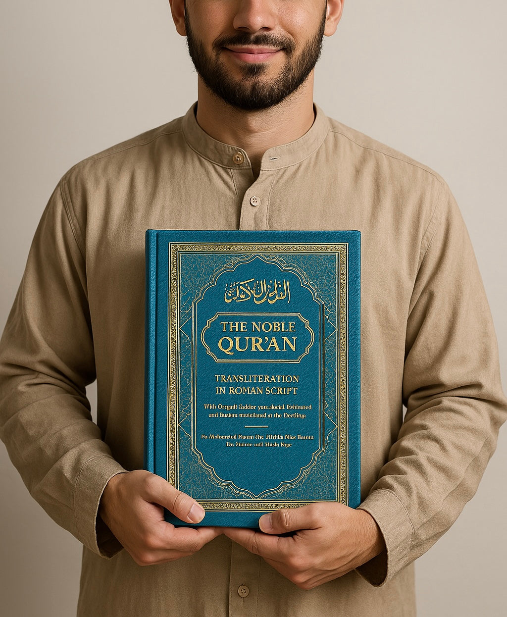 (NEW PRINT) The Noble Quran Arabic with English Transliteration and Translation and Tajweed in colored Pages| Large Size