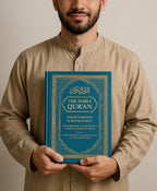 (NEW PRINT) The Noble Quran Arabic with English Transliteration and Translation and Tajweed in colored Pages| Large Size