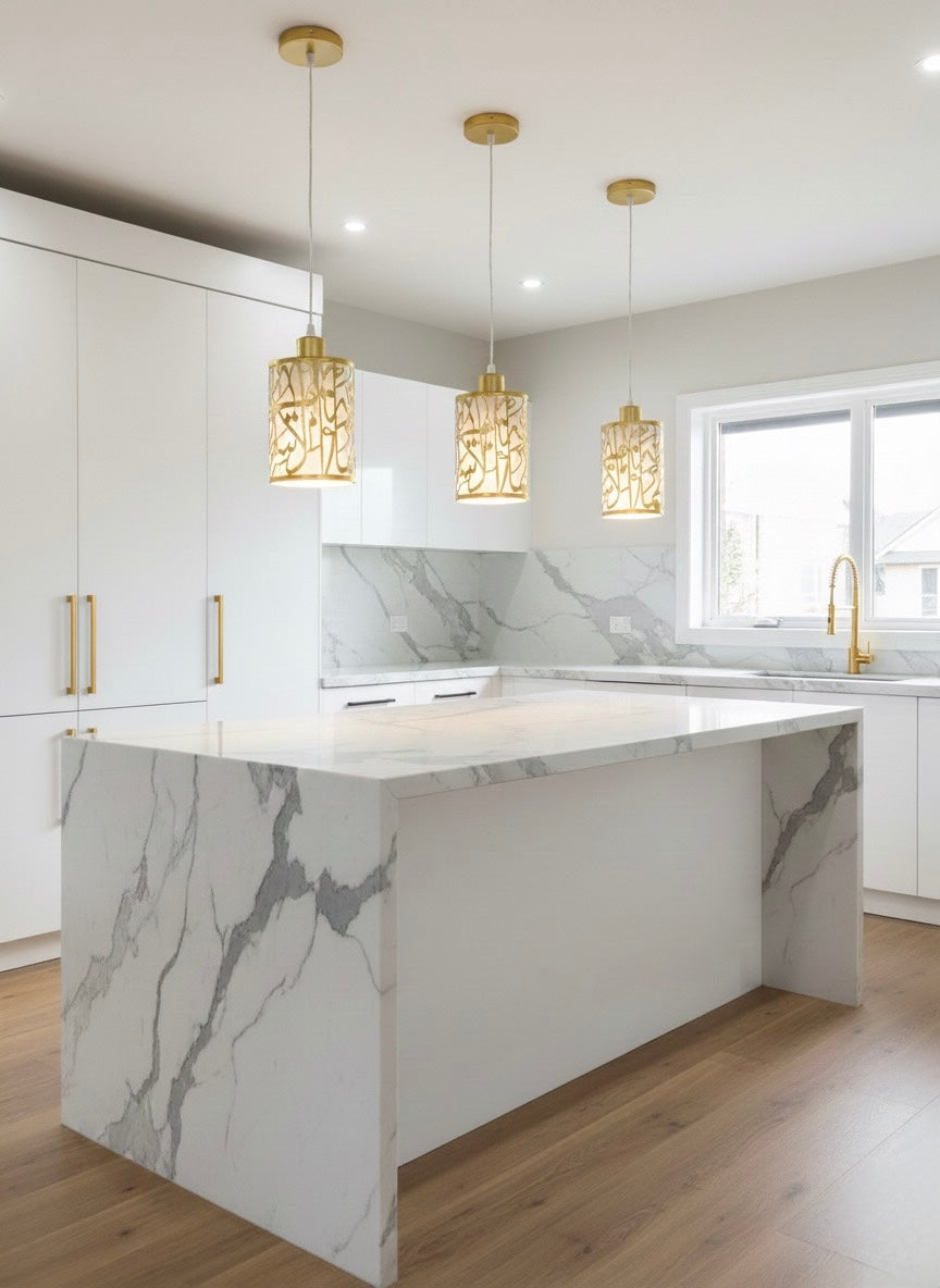 Arabic Calligraphy Pendant Lighting Lamp (Ready to ship)