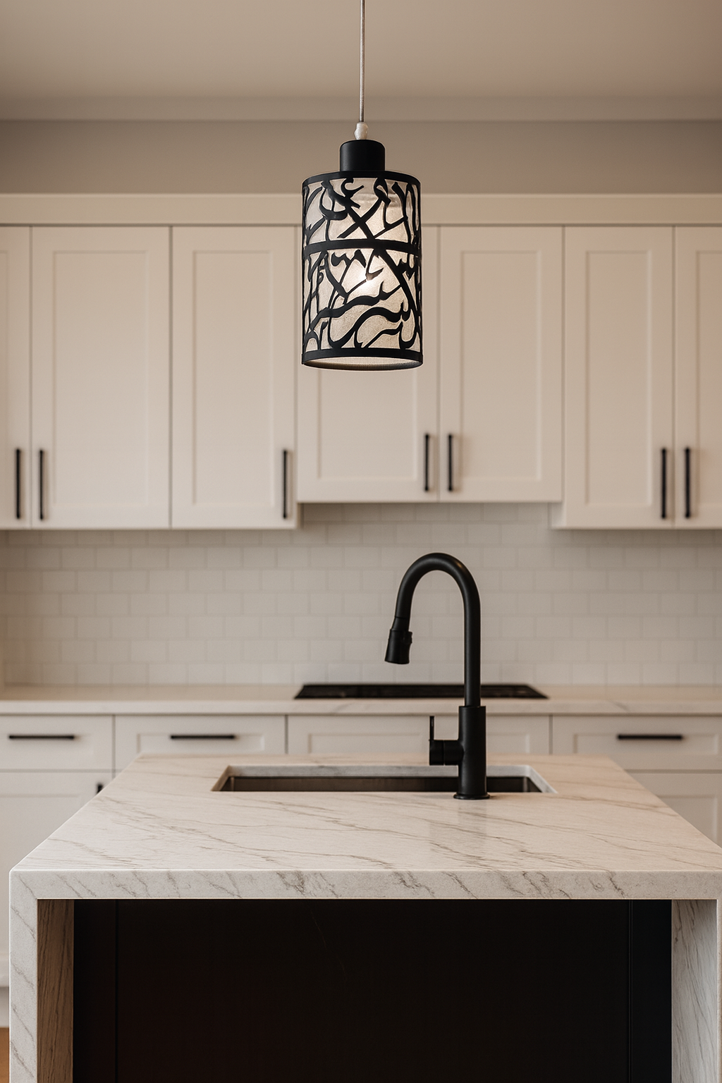 Arabic Calligraphy Pendant Lighting Lamp (Ready to ship)