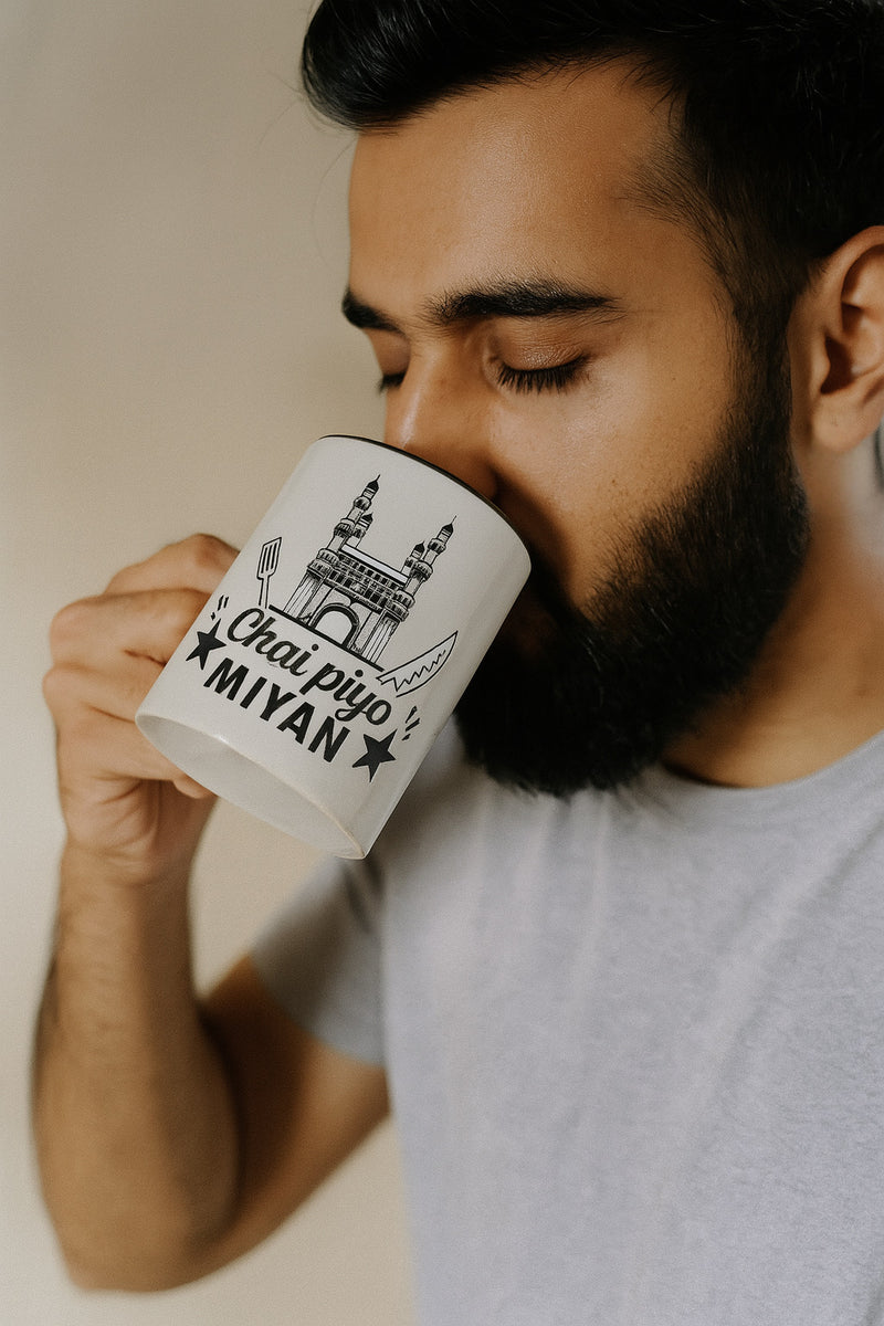 Hyderabadi -Chai Piyo Miyan Mug (11oz, 15oz)