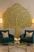 Asma Al Husna 99 Names of Allah Tree in Wood or Stainless Steel.