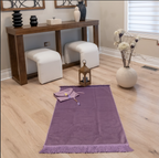 Travel Prayer Mat with Prayer Beads and pouch.