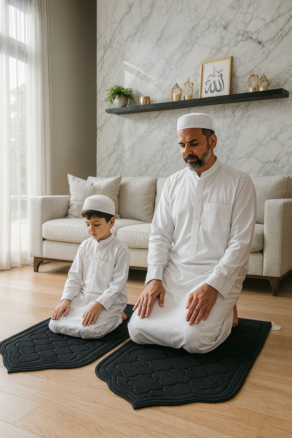Luxury Padded Prayer Mats | Modern Wall Art