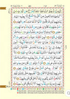The Holy Quran color coded tajweed Rules (Indo-Pak)