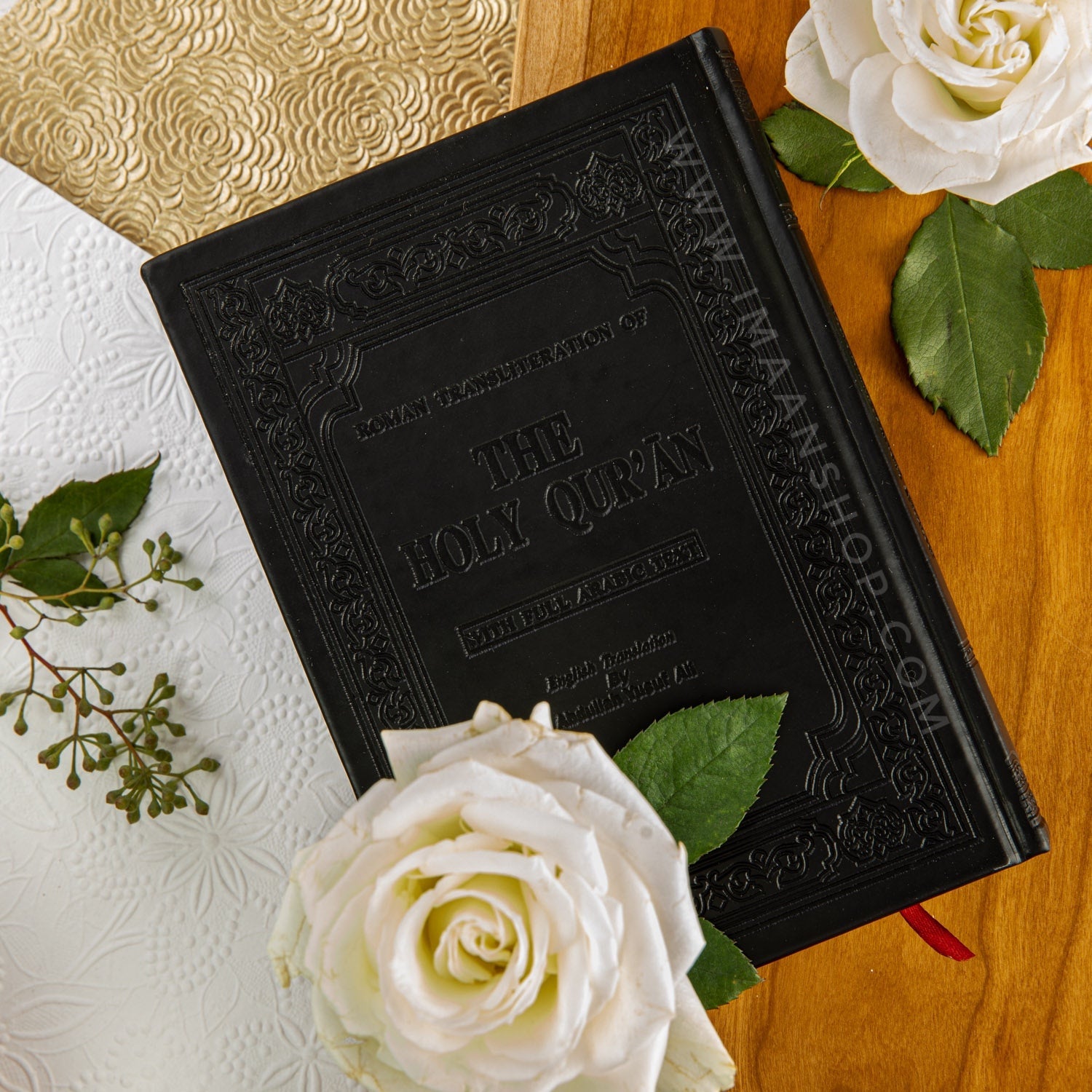 The Holy Quran w/English Transliteration & Translation in Colored pages|  Large size