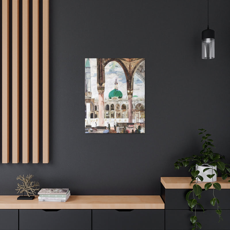 View of Madina, Quality Canvas Wall Art Print, Ready to Hang Wall Art Home Decor