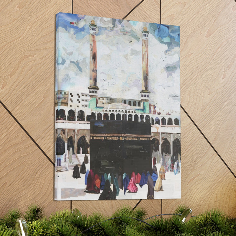 Women of Makkah, Quality Canvas Wall Art Print, Ready to Hang Wall Art Home Decor