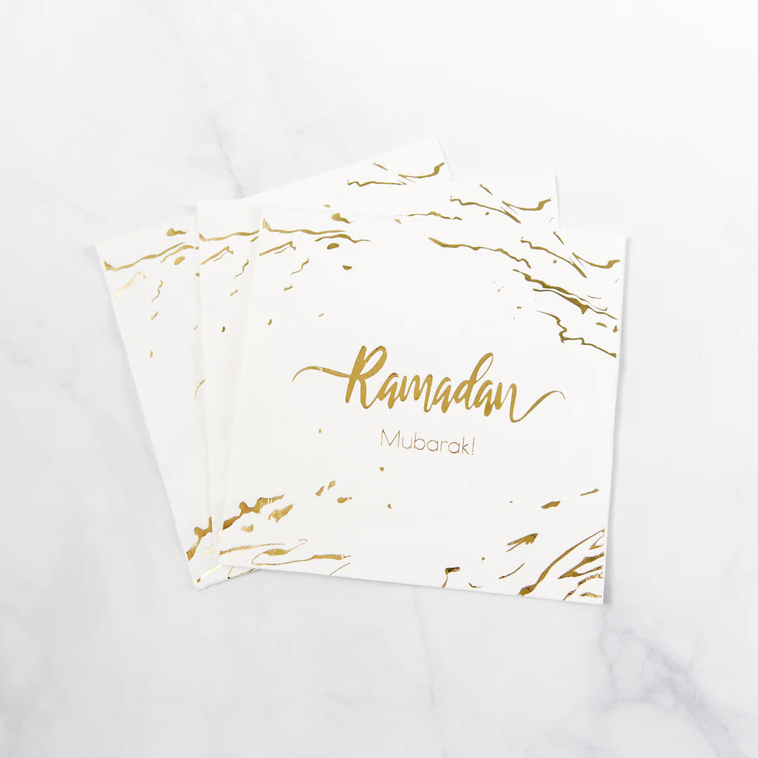Ramadan Mubarak Napkins (Set of 25)