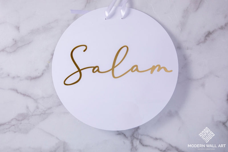 Acrylic Salam Wreath