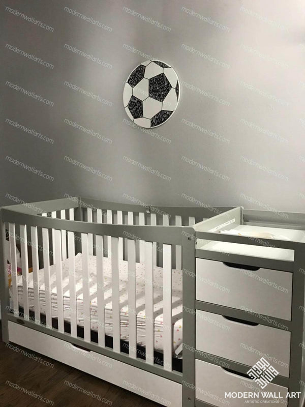 Baby Soccer Ball - Modern Wall Art