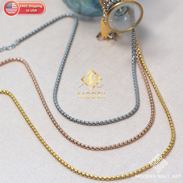 Box Chain Necklace | Unisex