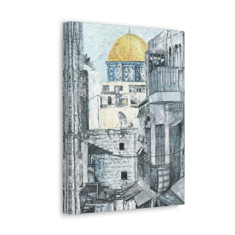 Jerusalem Alley, Quality Canvas Wall Art Print, Ready to Hang Wall Art Home Decor