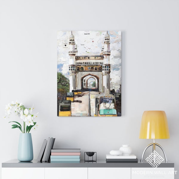 Charminar In Hyderabad Quality Canvas Wall Art Print Ready To Hang Home Decor