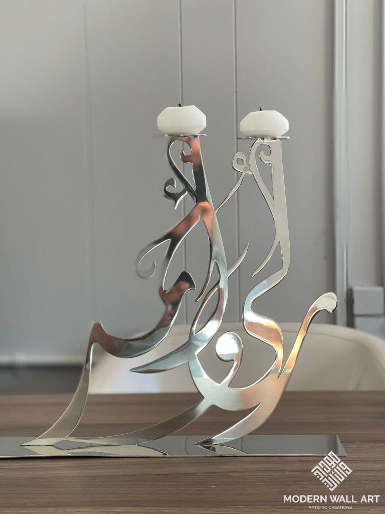 Custom Husband and Wife Couple Name(s) Candle Holder (MADE TO ORDER