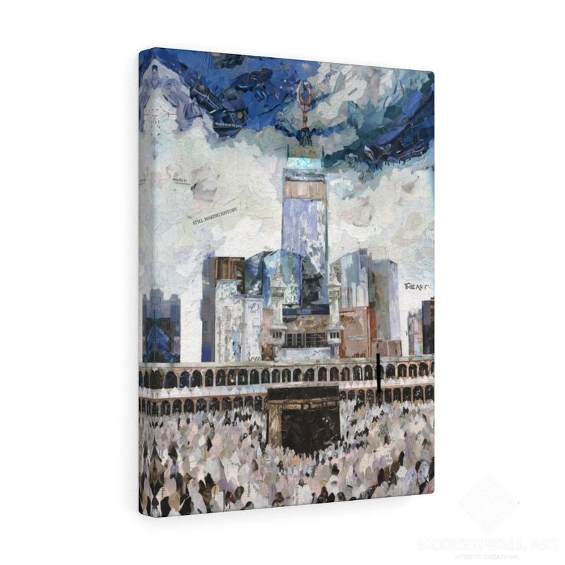 Hajj In Makkah Quality Canvas Wall Art Print Ready To Hang Home Decor 12 × 16 / Premium Gallery