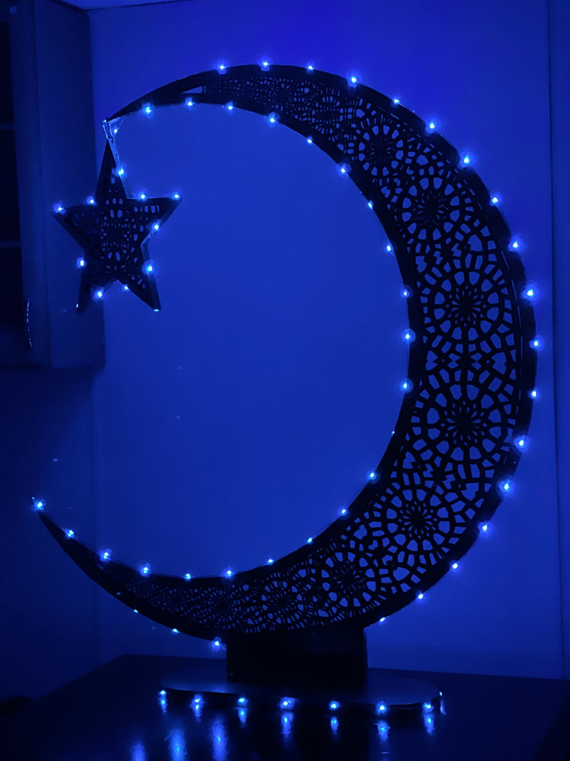 Fairy Lights for Crescent Hilal Moon