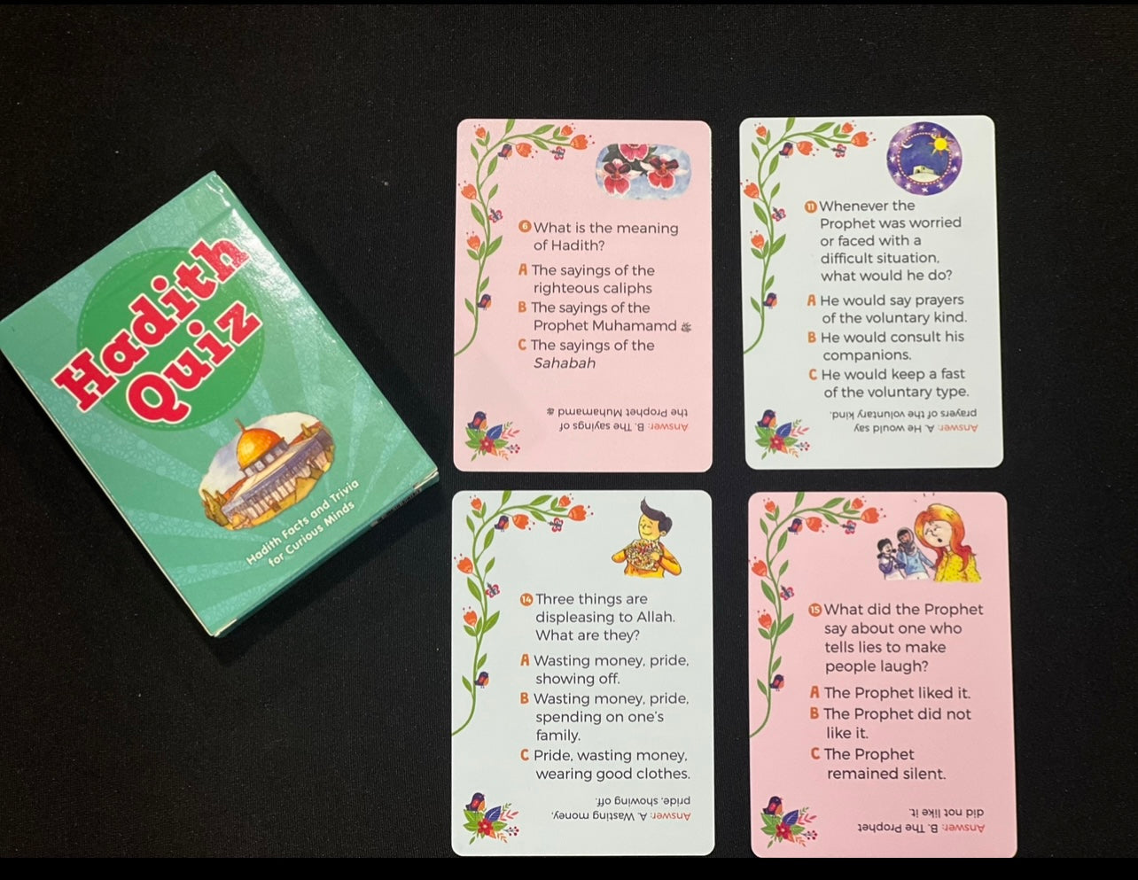 Islamic Themed Quiz Cards 100% Knowledge 100% Fun