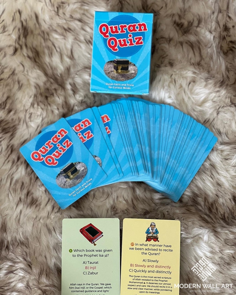 Islamic Themed Quiz Cards 100% Knowledge Fun