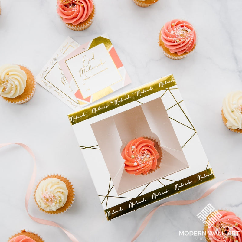 Pop Of Color Mubarak Treat Boxes (Set 3) Decor