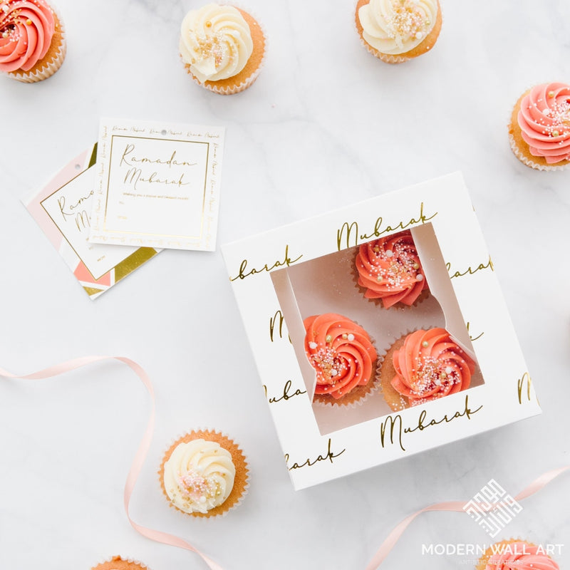 Pop Of Color Mubarak Treat Boxes (Set 3) Decor