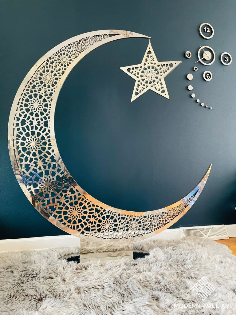 Pre-Order Crescent Ramadan Eid Moon Tree Hilal In 3Ft To 5Ft Size (February Delivery) 4-6 Ft