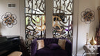 Stainless Steel And Wood Haza Min Fadli Pillar Art