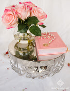 Stainless Steel Calligraphy Cake Stand Table Decor